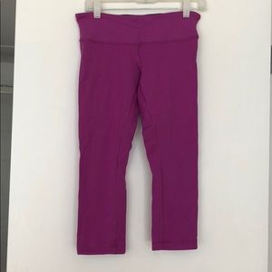 Lululemon cropped REVERSIBLE leggings